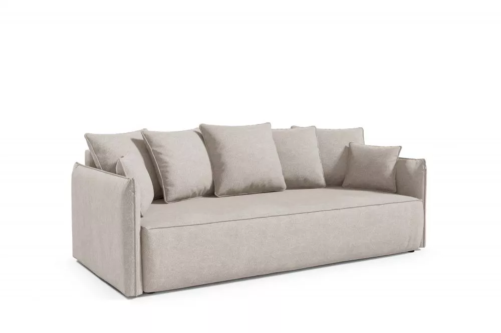 Dīvāns Buklala Standard · Bēši pelēks · 105 × 225 × 85 cm