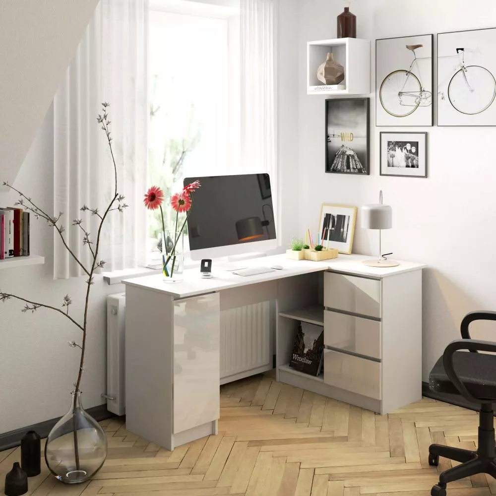 Galds B 20 Right Gloss · 155 × 77 × 85 cm