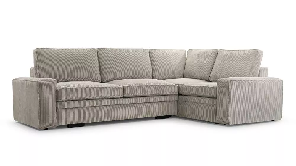 Dīvāns Toledo Comfort Standard · Gaiši pelēks · 196 × 296 × 94 cm