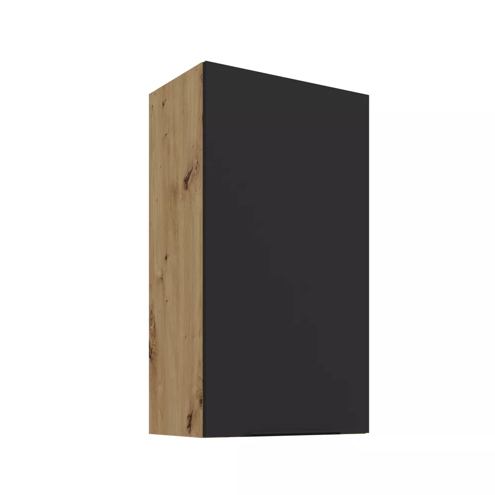 Virtuves skapis Aria Black 50 G-90 1F