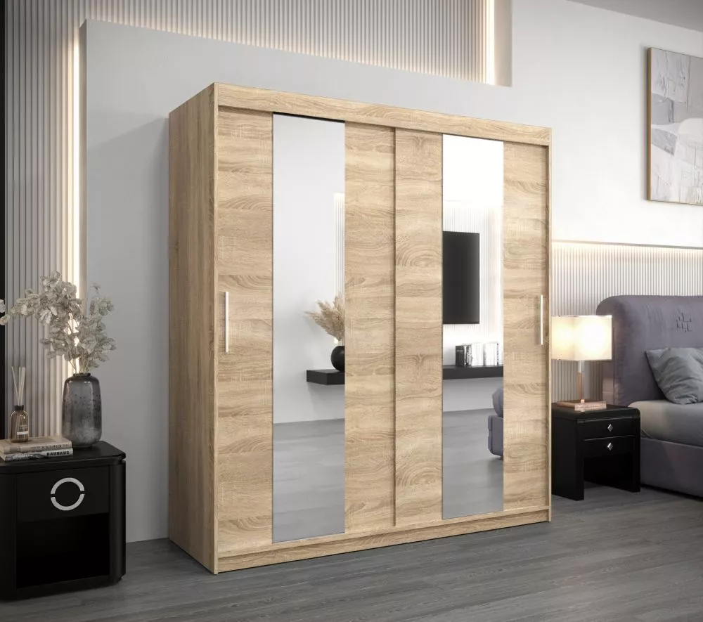 Skapis Pole · Sonoma · 180 × 62 × 200 cm