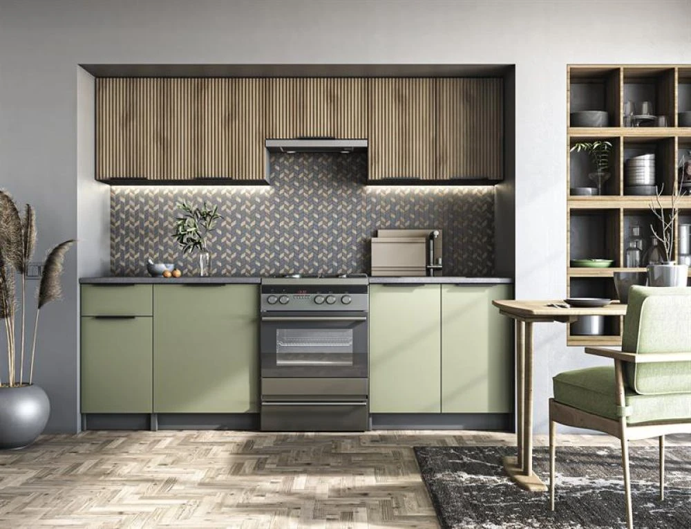 Virtuves komplekts Ksenia 240 Materiāls : MDF + LKSP plātne,