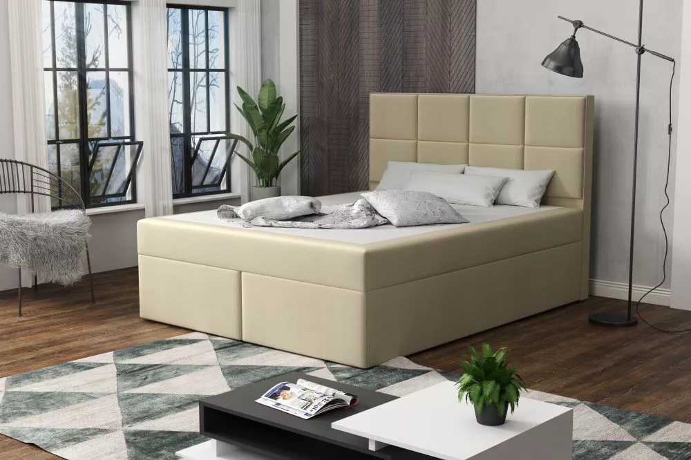 Gulta Besso Standard Guļamvietas platums: 120 cm, Guļamvietas garums: 200 cm, · Krēma · 122 × 210 × 120 cm