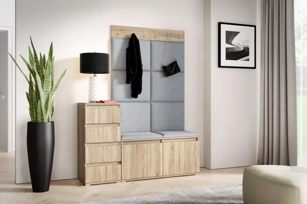 Apavu plaukts Emi 34 Trinity Korpusa krāsa: sonoma, · 130 × 184.5 × 40 cm