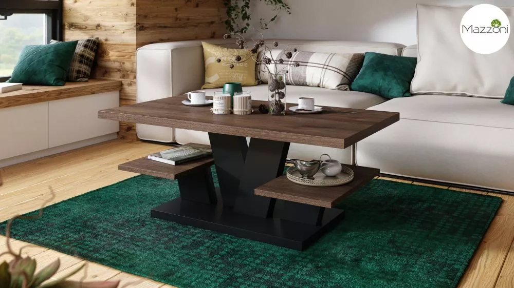 Žurnālgalds Viva Matte Korpusa krāsa: tumšais ozols, · 110 × 60 × 45 cm