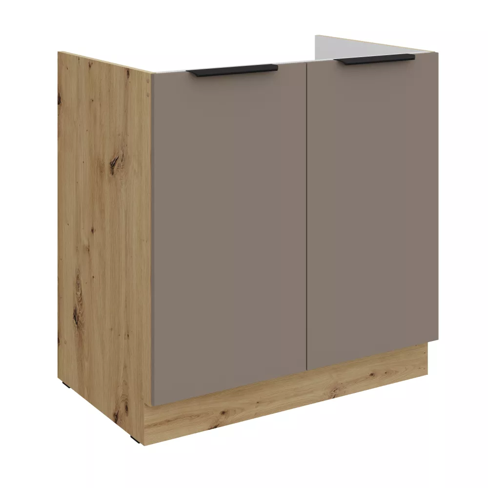 Virtuves skapis Aria Sandgrau 80 ZL 2F BB