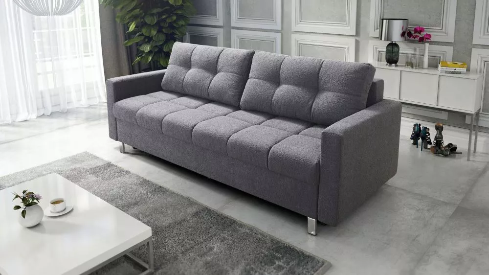 Dīvāns Carmen Sofa Standard · Tumši pelēks · 92 × 223 × 93 cm