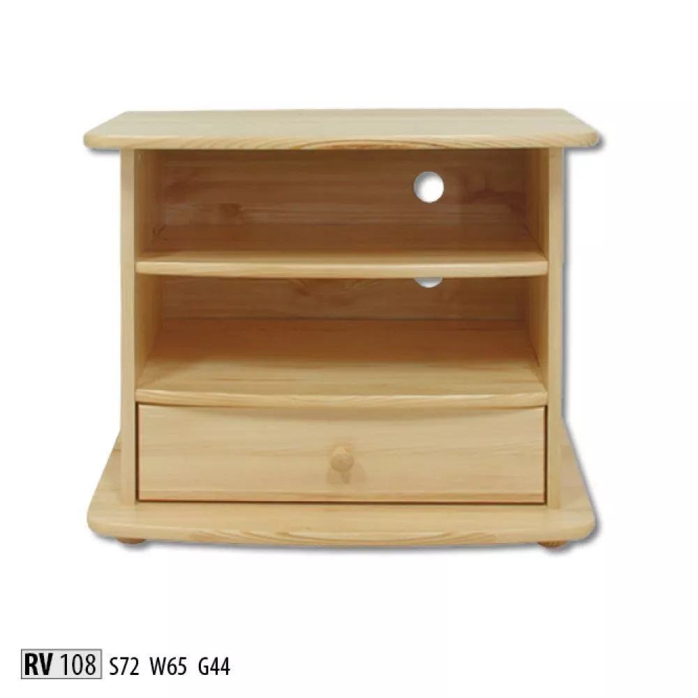 TV tumba RV 108 · Priede · 72 × 44 × 65 cm