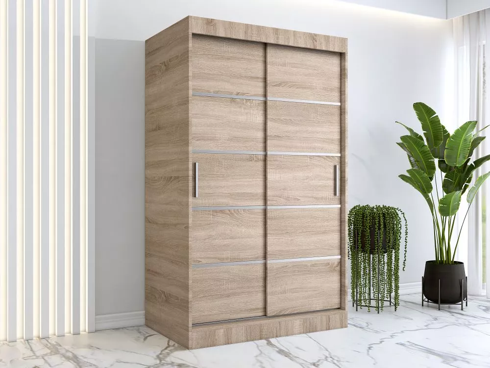 Skapis Nina Classic · Sonoma · 120 × 60 × 200 cm