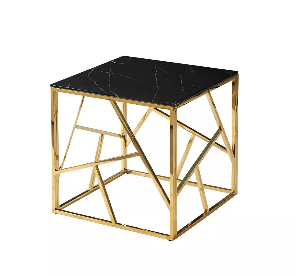 Žurnālgalds Escada B Korpusa krāsa: melns marmors, · 55 × 55 × 55 cm