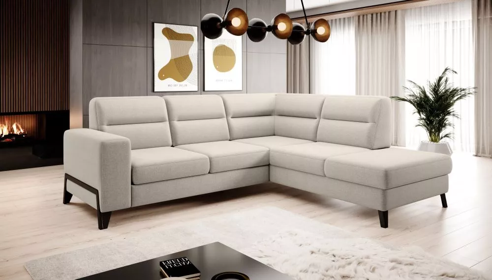 Dīvāns Cassara Premium Standard · Gaišais krēms · 237 × 277 × 100 cm