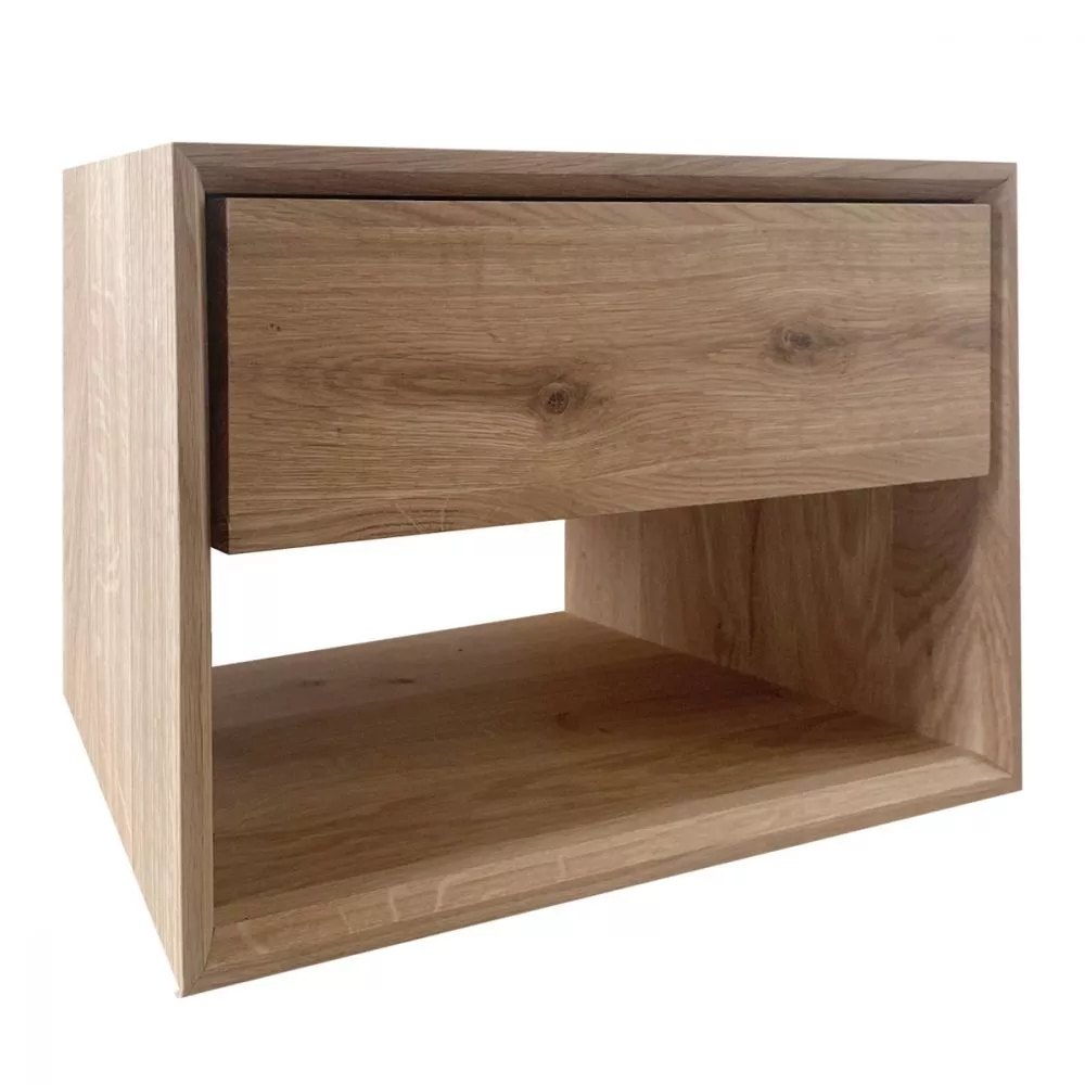 Naktsgaldiņš Adria · Balināts ozols · 50 × 35 × 35 cm