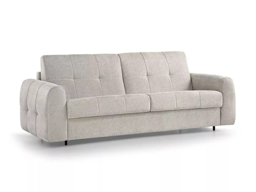 Dīvāns Peroni Standard ar matraci · Gaiši bēšs · 100 × 250 × 90 cm