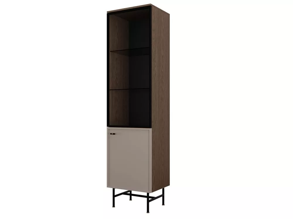 Sekcija Elora 03 ar LED Korpusa krāsa: Ozols baltic storm, · 50 × 40 × 196 cm