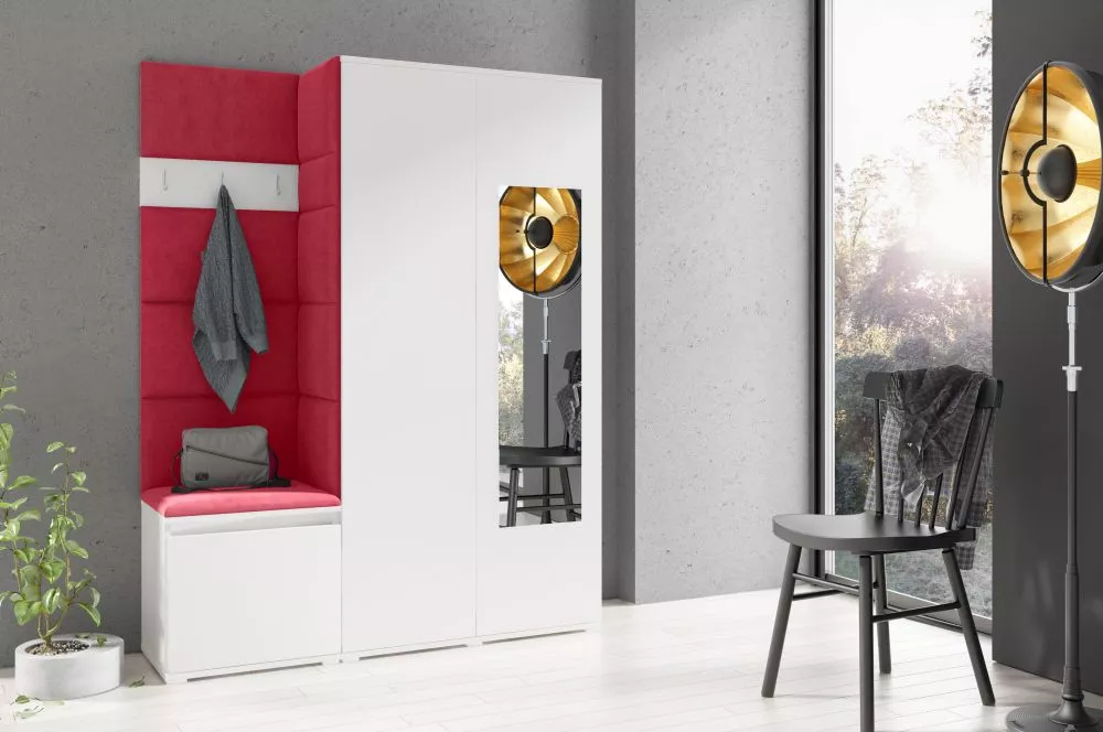 Apavu plaukts Emi 11 Trinity Korpusa krāsa: balts, · 140 × 185 × 40 cm
