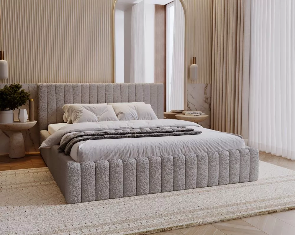 Gulta Naomi Comfort Standard ar stelāžu Guļamvietas platums: 140 cm, Guļamvietas garums: 200 cm, stelāžas tips: koka, · 