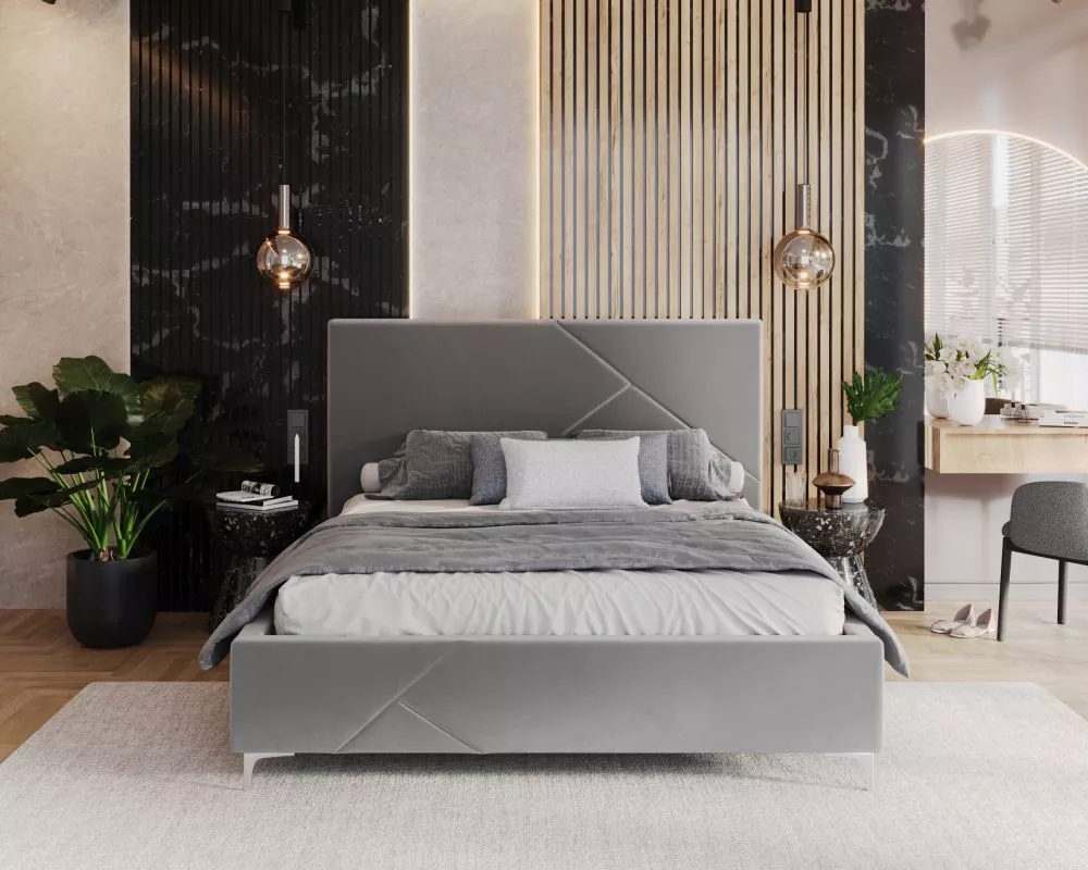 Gulta Navaro Premium Standard ar stelāžu Guļamvietas platums: 90 cm, Guļamvietas garums: 200 cm, stelāžas tips: metāla, 