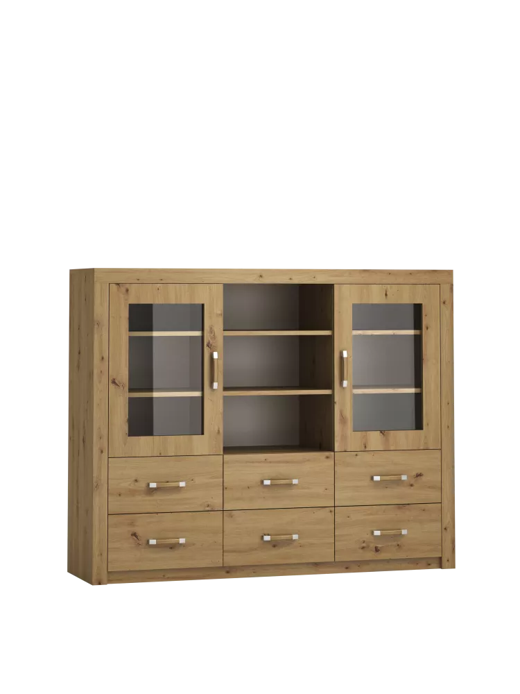 Kumode Megan MG-K6 · Ozols artisan · 156 × 42 × 125 cm