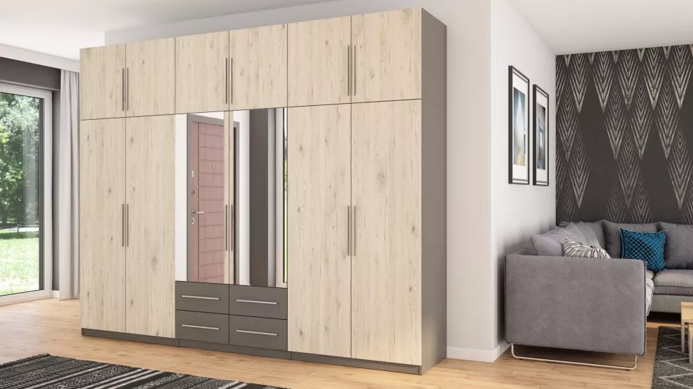 Skapis Wardrobe 300 · 300 × 55 × 240 cm