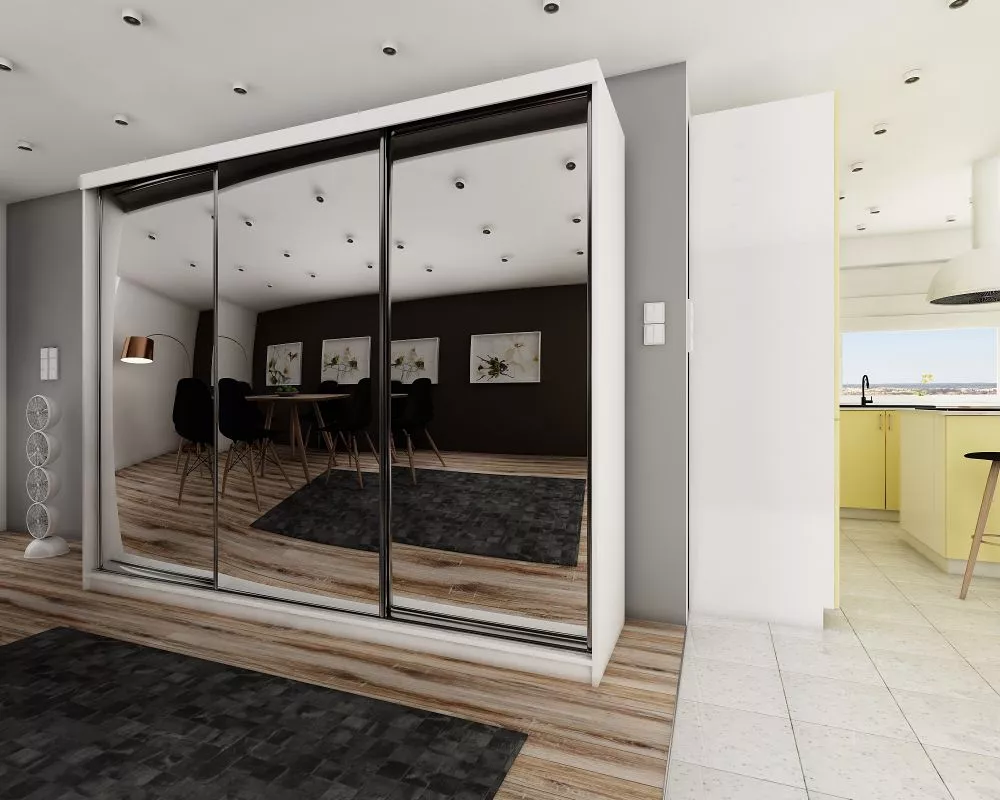 Skapis Top 21 ar LED · Balts · 250 × 62 × 200 cm