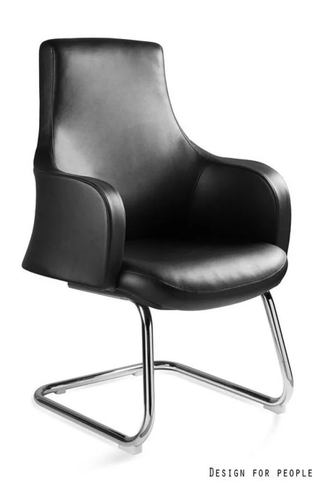 Krēsls Blossom Skid · Melns · 101 × 66 × 49 cm