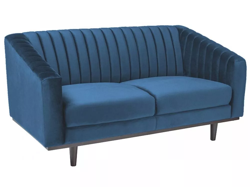 Dīvāns Asprey Velvet 2 · Zils · 60 × 150 × 78 cm