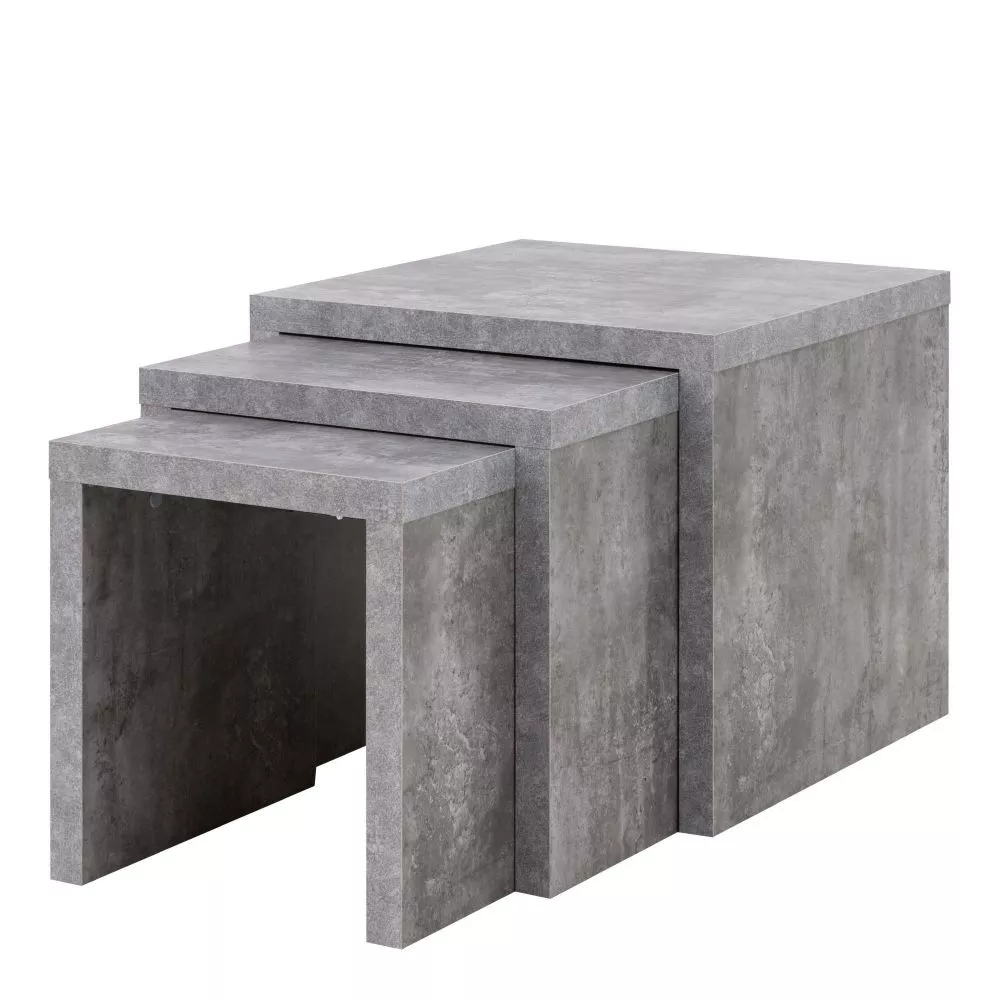 Žurnālgalds Cube Set · Betons · 55 × 55 × 51 cm