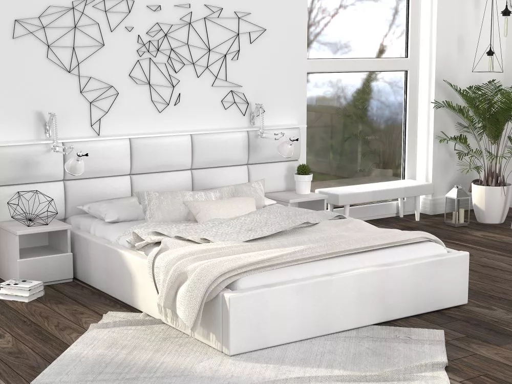 Panelis Wall 45x25 · Balts · 45 × 25 cm