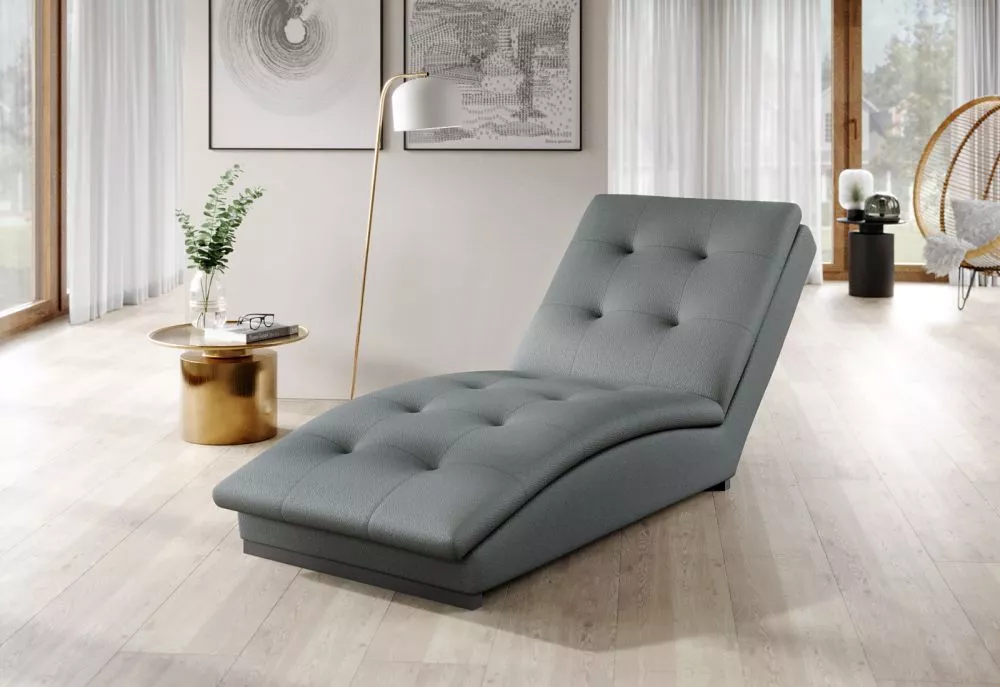 Mīksts krēsls Doro Lux Standard Sēdvietas dziļums: 116 cm, · Pelēks · 85 × 170 × 95 cm