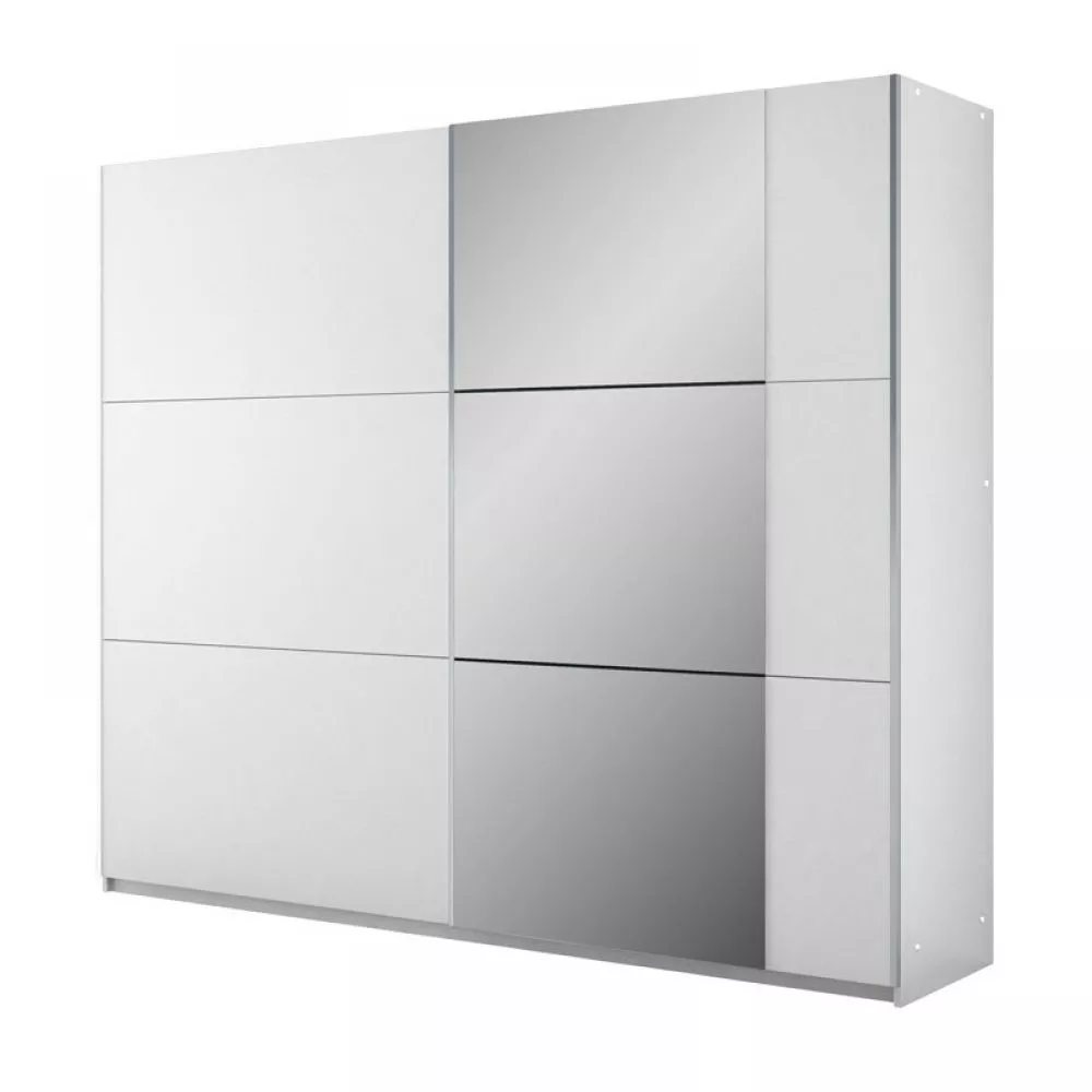 Skapis Bastia · Balts · 250 × 65 × 215 cm