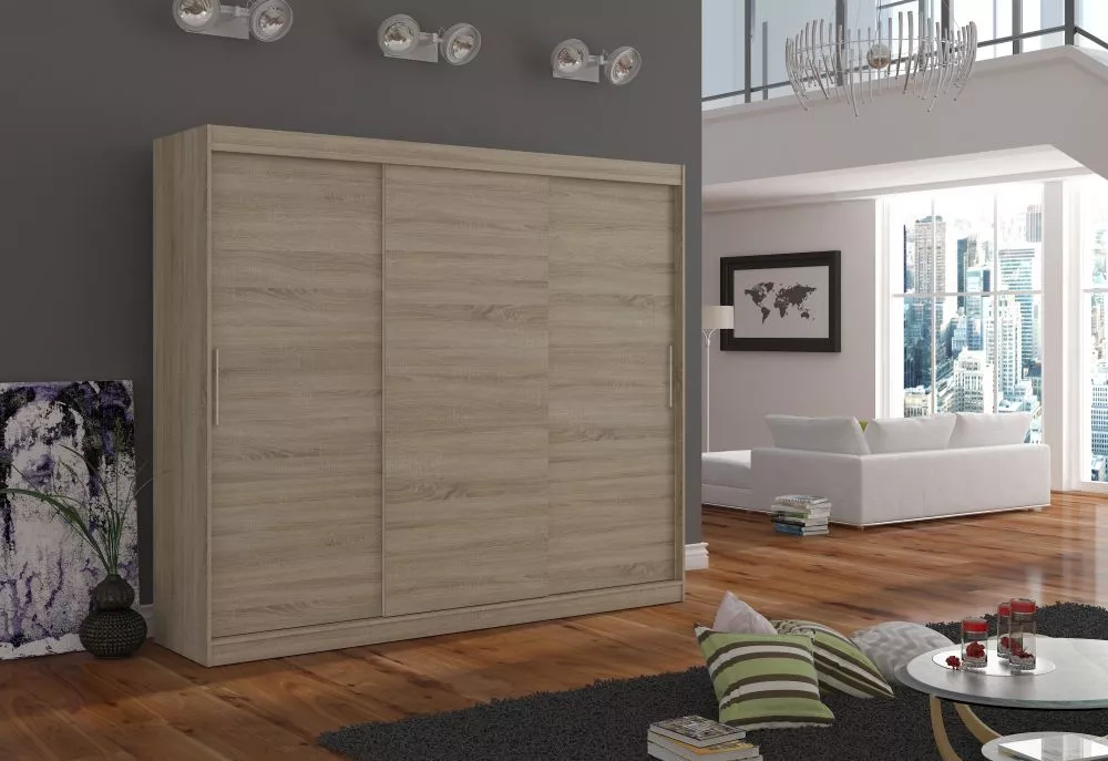 Skapis Antos Classic · Sonoma · 250 × 58 × 215 cm