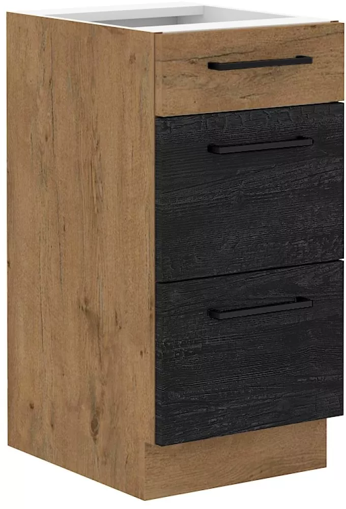 Virtuves skapis Vigo Dark D 3S BB