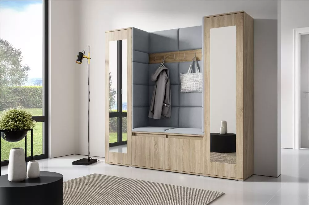 Apavu plaukts Emi 31 Trinity Korpusa krāsa: sonoma, · 190 × 185 × 40 cm