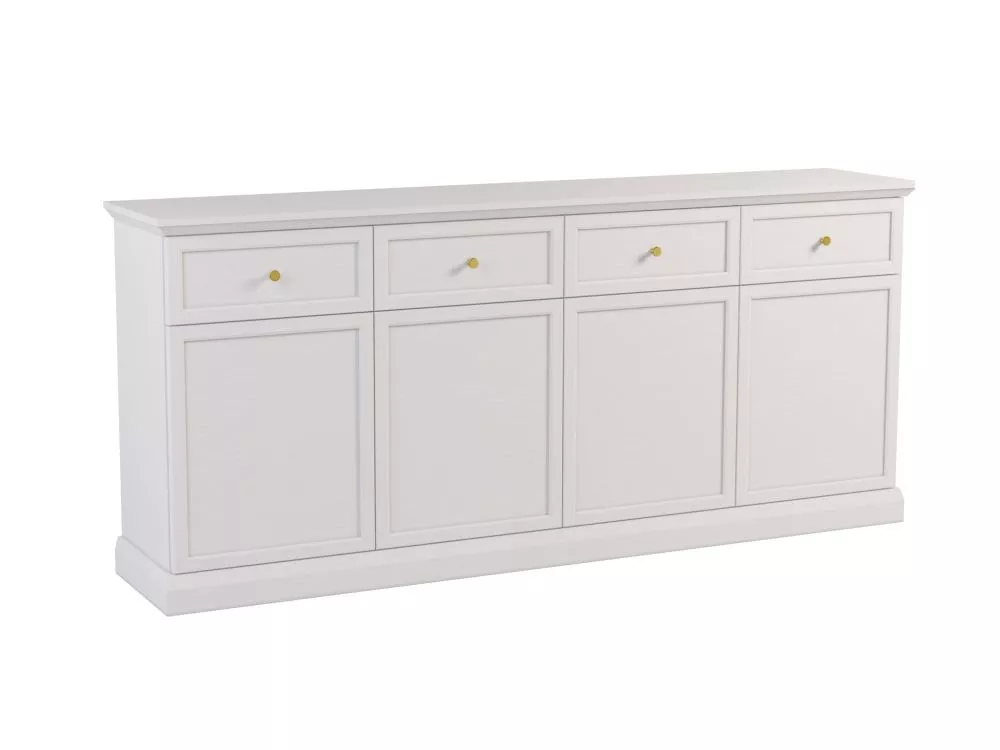 Kumode Lucca K4D4S · Balts · 193 × 40 × 86 cm