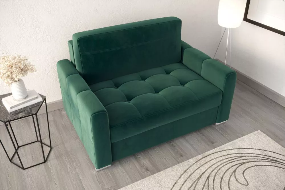 Dīvāns Verona 1 Sofa Standard · Zaļš · 100 × 135 × 82 cm