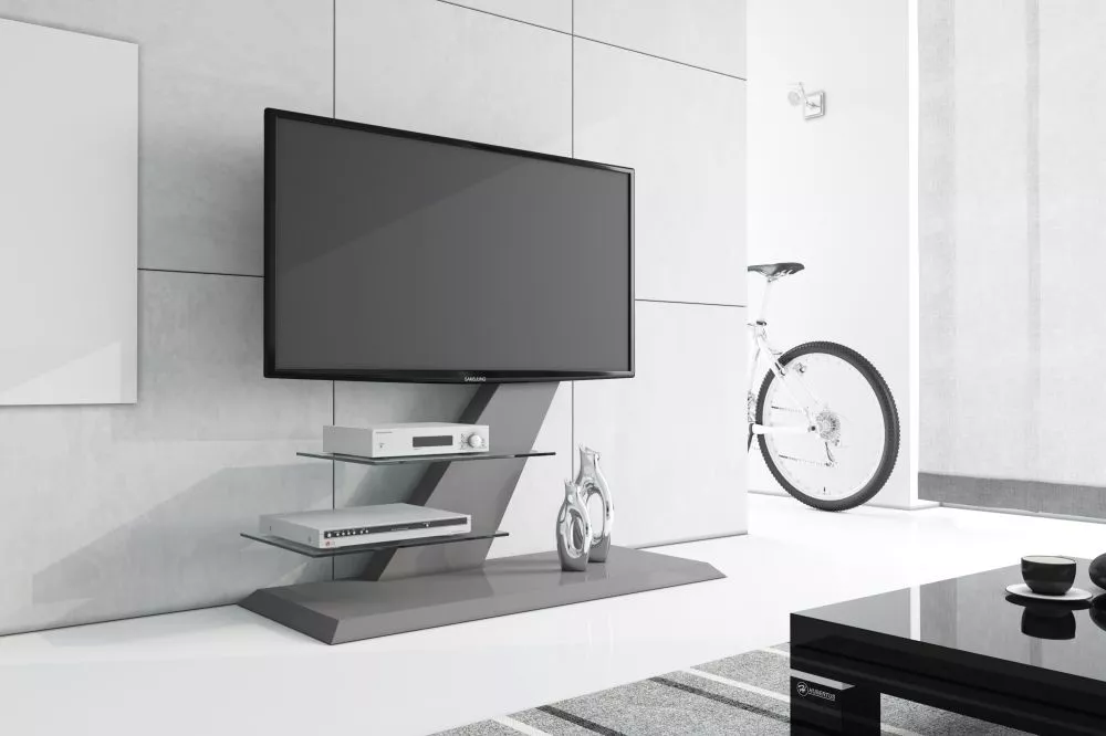 TV tumba RTV Vento · Pelēks · 120 × 50 × 107.8 cm