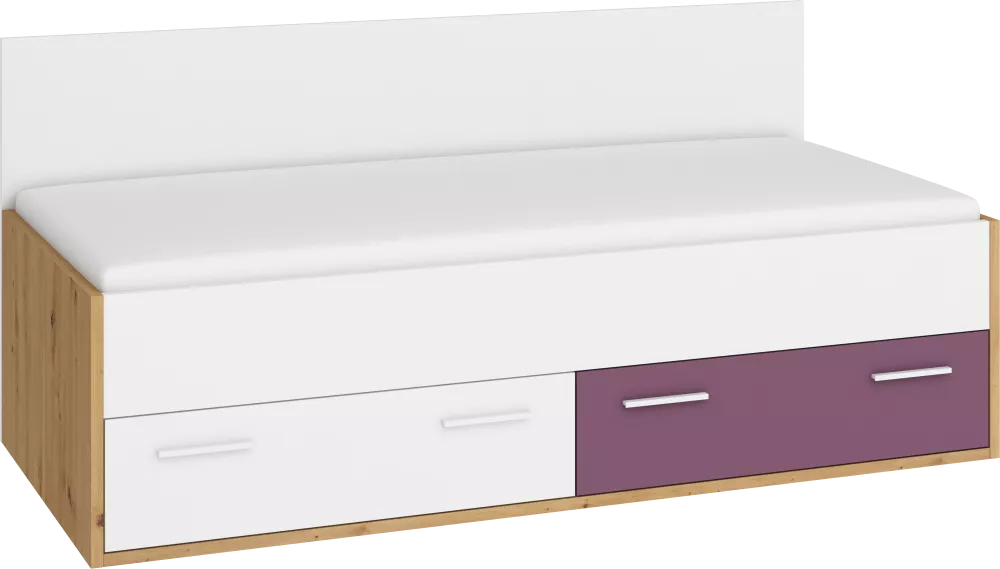 Bērnu gulta Hey 10 ar stelāžu Guļamvietas platums: 90 cm, Guļamvietas garums: 200 cm, · 96 × 205 × 93 cm
