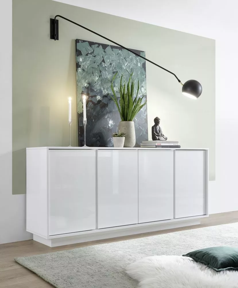 Kumode Ice Carrara K4D · Balts · 180 × 43 × 79 cm