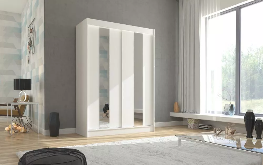 Skapis Balton · Balts · 150 × 61 × 215 cm