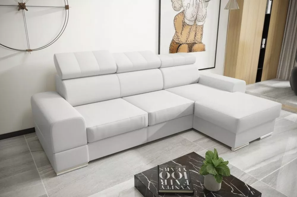 Dīvāns Royal Mini Standard · Balts · 160 × 260 × 79 cm