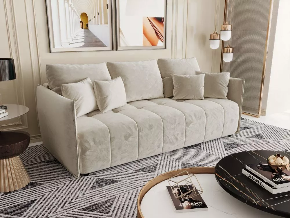 Dīvāns Onil sofa standard · Krēma · 103 × 215 × 85 cm