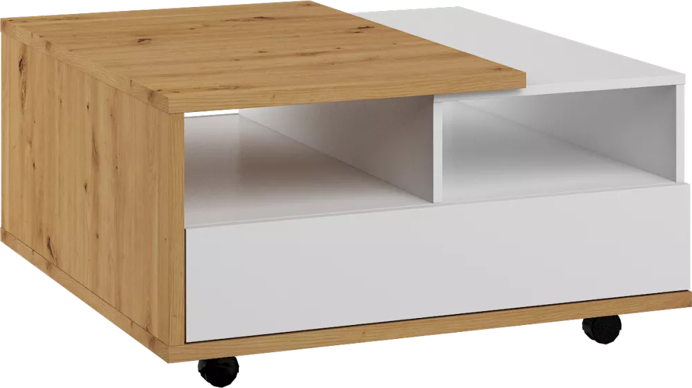 Žurnālgalds Hybrid HYB-11 Korpusa krāsa: ozols artisan, · 90 × 90 × 47 cm