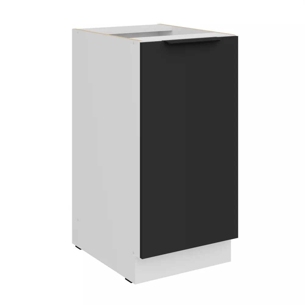 Virtuves skapis Aria Black 40 D 1F BB