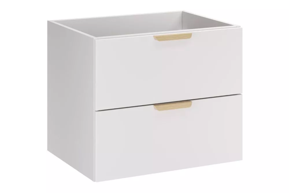 Vannas istabas skapītis Aster 82-60-46-2S · Balts · 60 × 50 × 45.6 cm