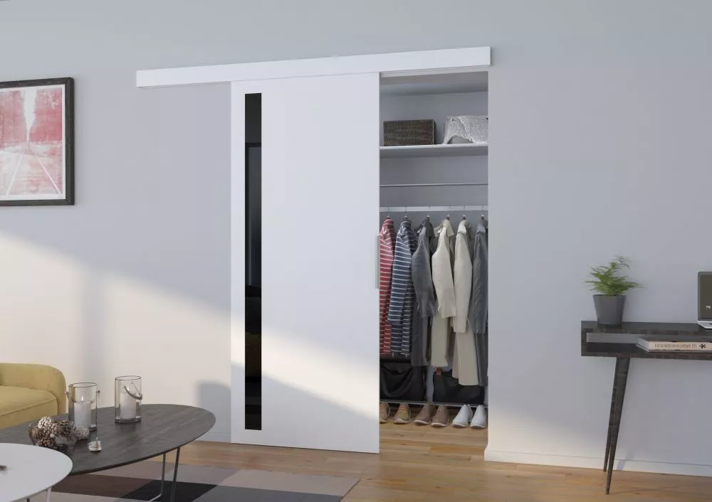 Bīdāmās durvis Lira · Balts · 106 × 205 cm