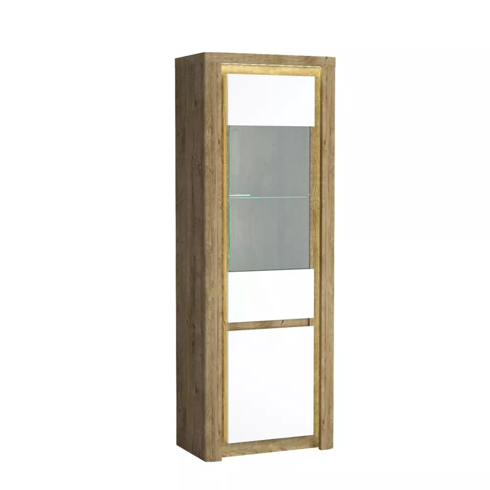 Plaukts Livinio L-4 ar LED · 71 × 197 × 41 cm