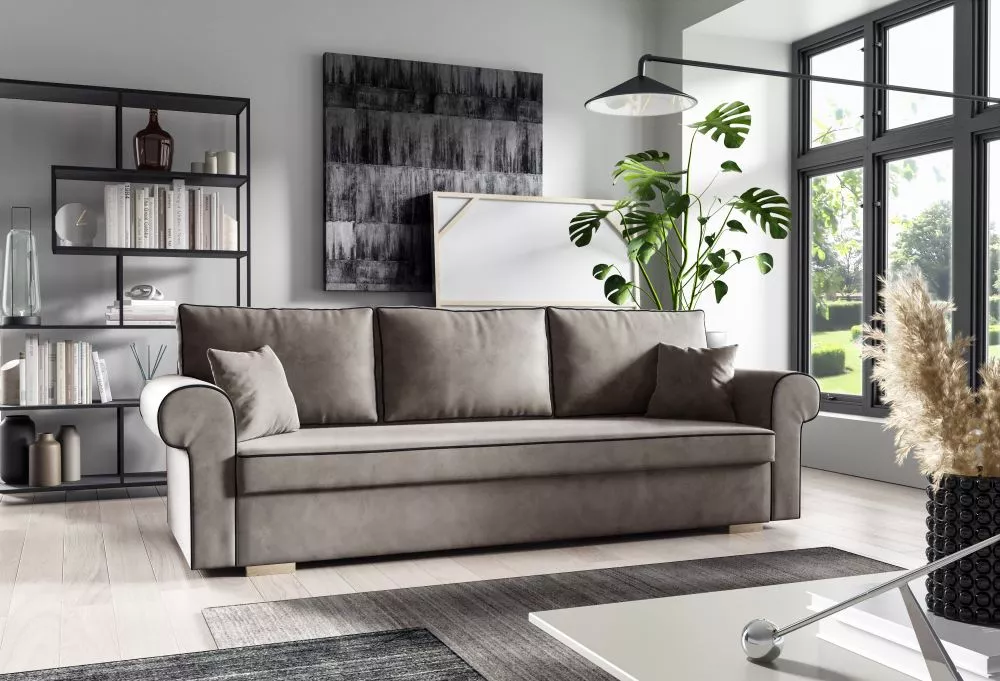 Dīvāns Megan Comfort standard · Bēšs · 85 × 235 × 92 cm