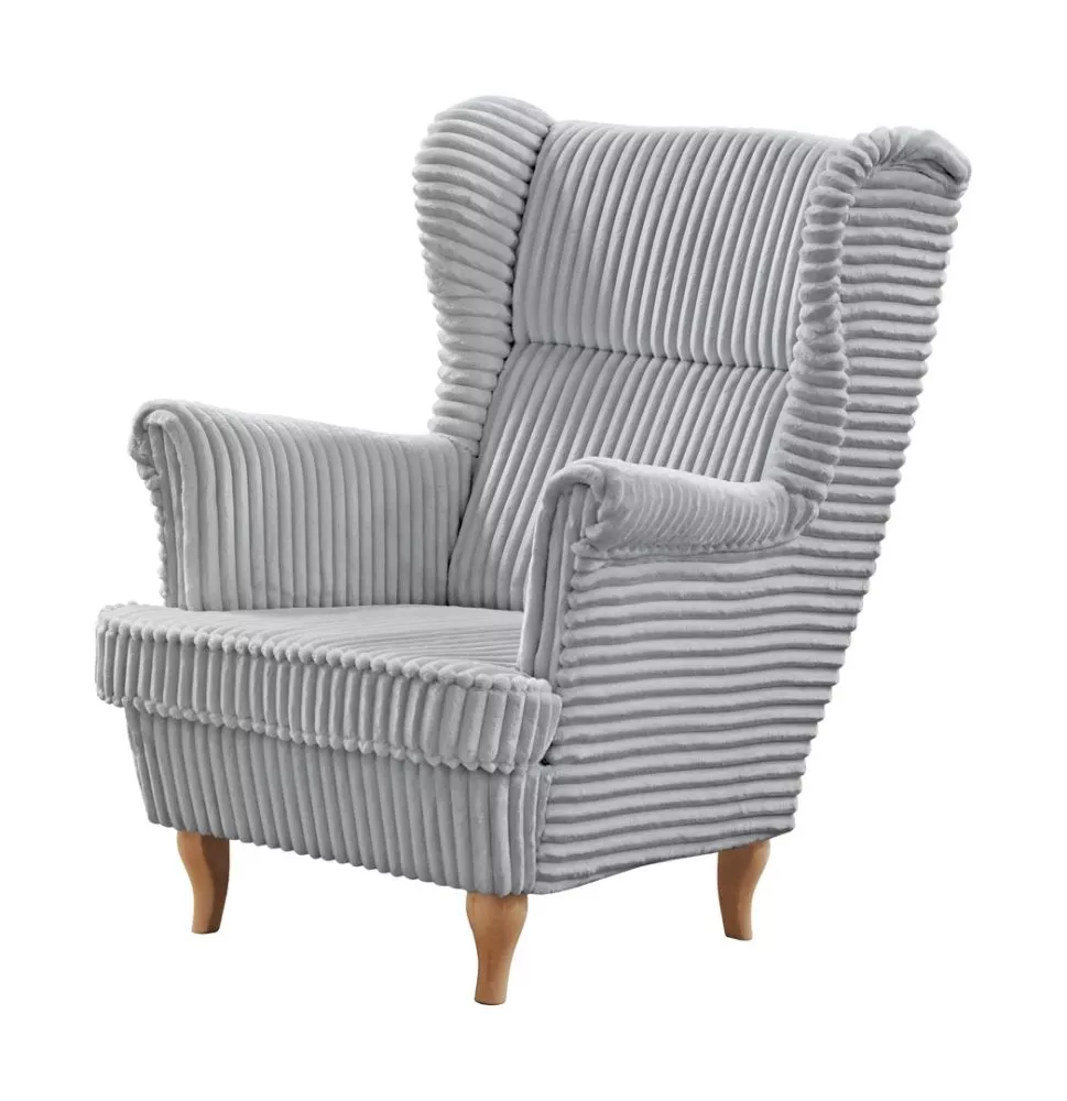 Mīksts krēsls Felix Standard Sēdvietas dziļums: 57 cm, · Gaiši pelēks · 84 × 98 × 105 cm