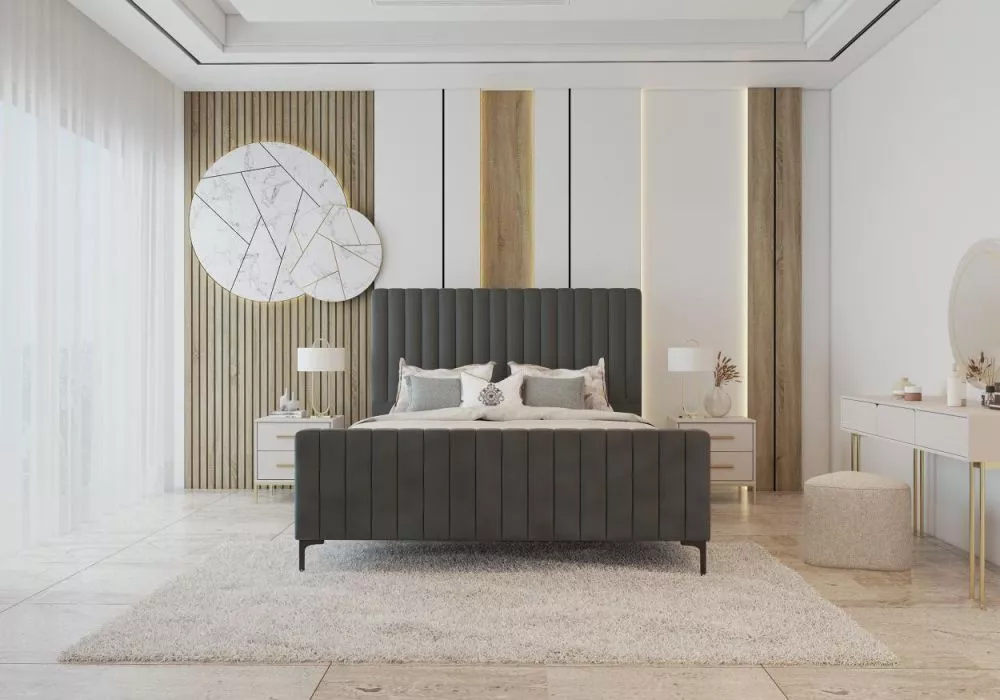 Gulta Aurora 160x200 Standard ar stelāžu Guļamvietas platums: 160 cm, Guļamvietas garums: 200 cm, stelāžas tips: koka, ·