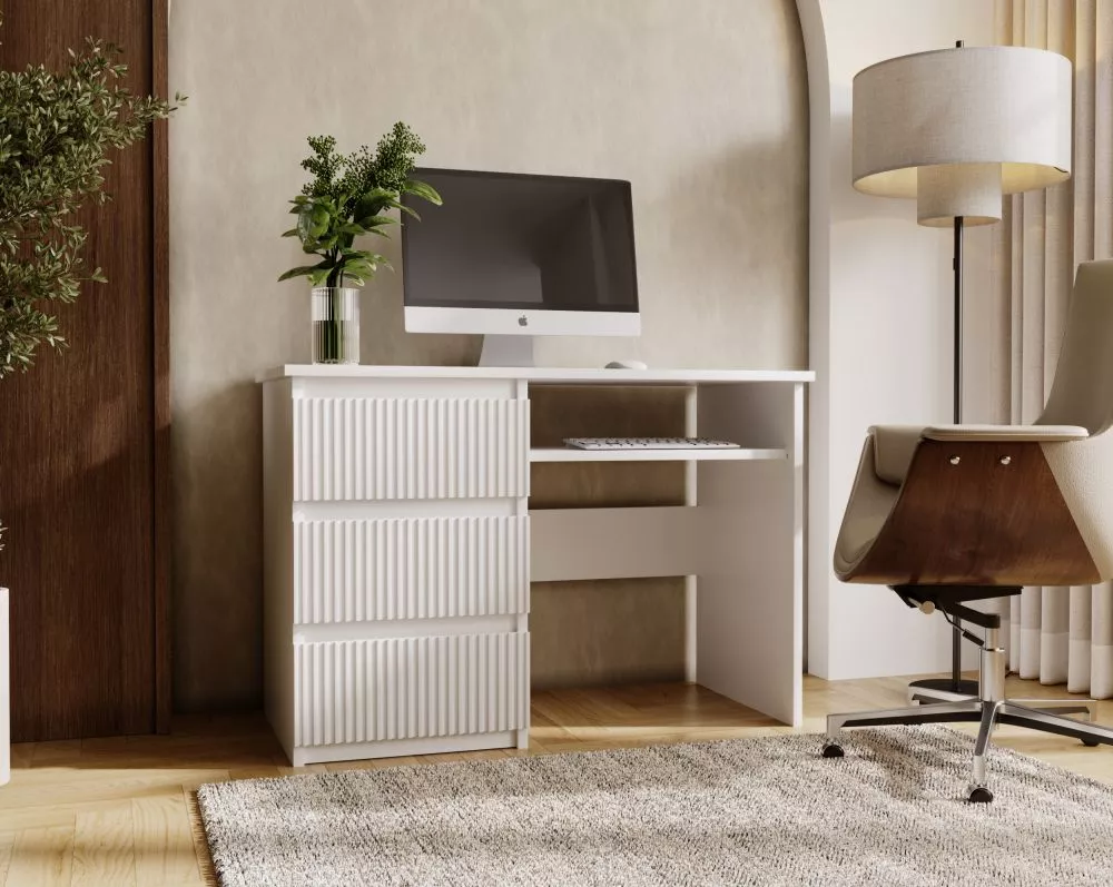 Galds Flexi D · Balts · 110 × 75 × 47 cm